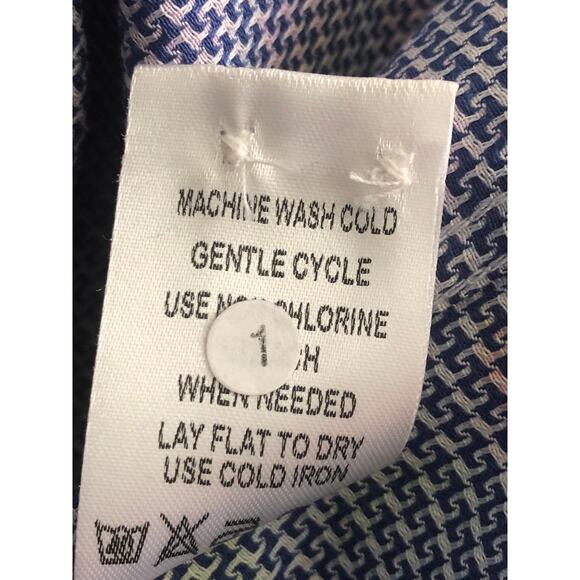 Luchiano Visconti Black Men's 2XLB Long Sleeve Button-Up Shirt Circle Pattern - Picture 7 of 7